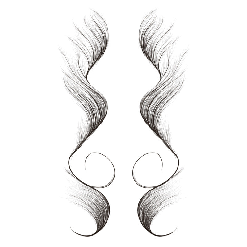 Hair Tattoo Stickers Creating The Seriously Real Baby Hairs Temporary Hairline Sticker Curly Template Hair Edge Tattoo Sticker